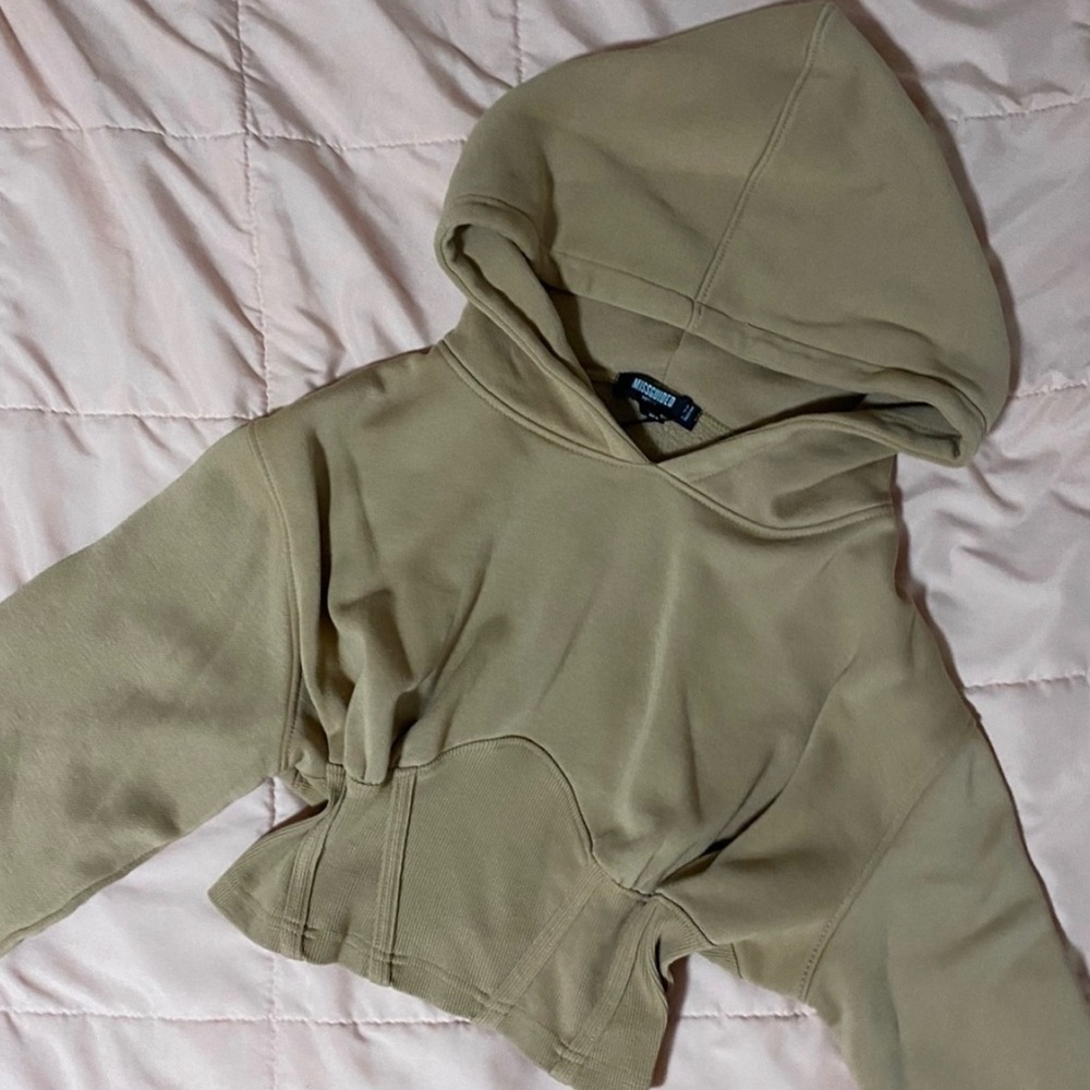 sofia richie x missguided corset hoodie